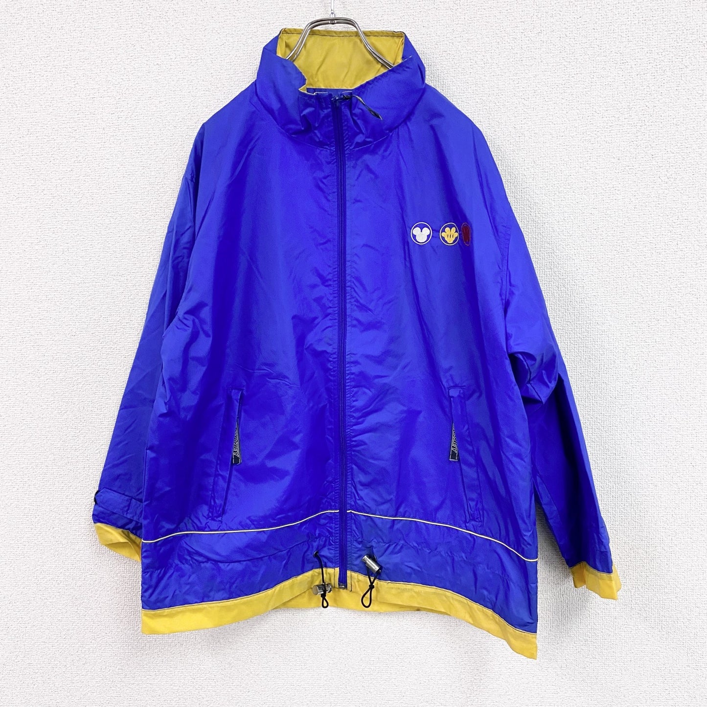 90s～　DISNEY　ディズニー　MICKEY&Co.　ミッキー&コー　ナイロンジャケット　青　ブルー