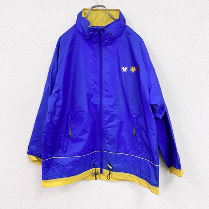 90s～　DISNEY　ディズニー　MICKEY&Co.　ミッキー&コー　ナイロンジャケット　青　ブルー