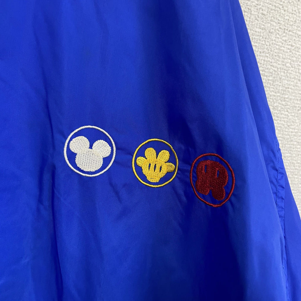 90s～　DISNEY　ディズニー　MICKEY&Co.　ミッキー&コー　ナイロンジャケット　青　ブルー　　ヴィンテージ　古着