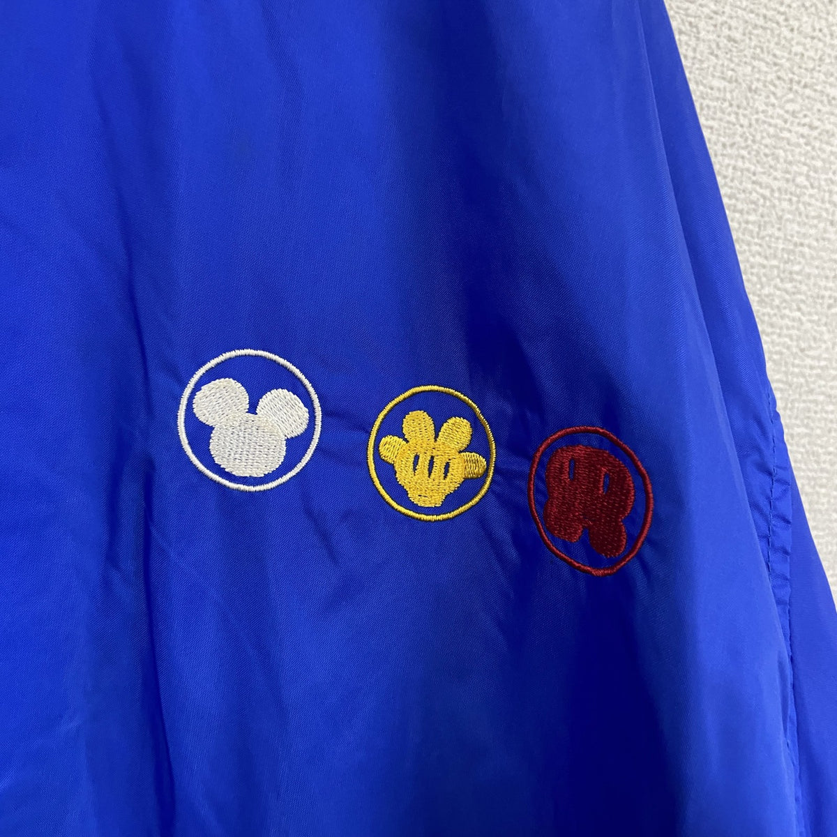 90s～　DISNEY　ディズニー　MICKEY&Co.　ミッキー&コー　ナイロンジャケット　青　ブルー　　ヴィンテージ　古着