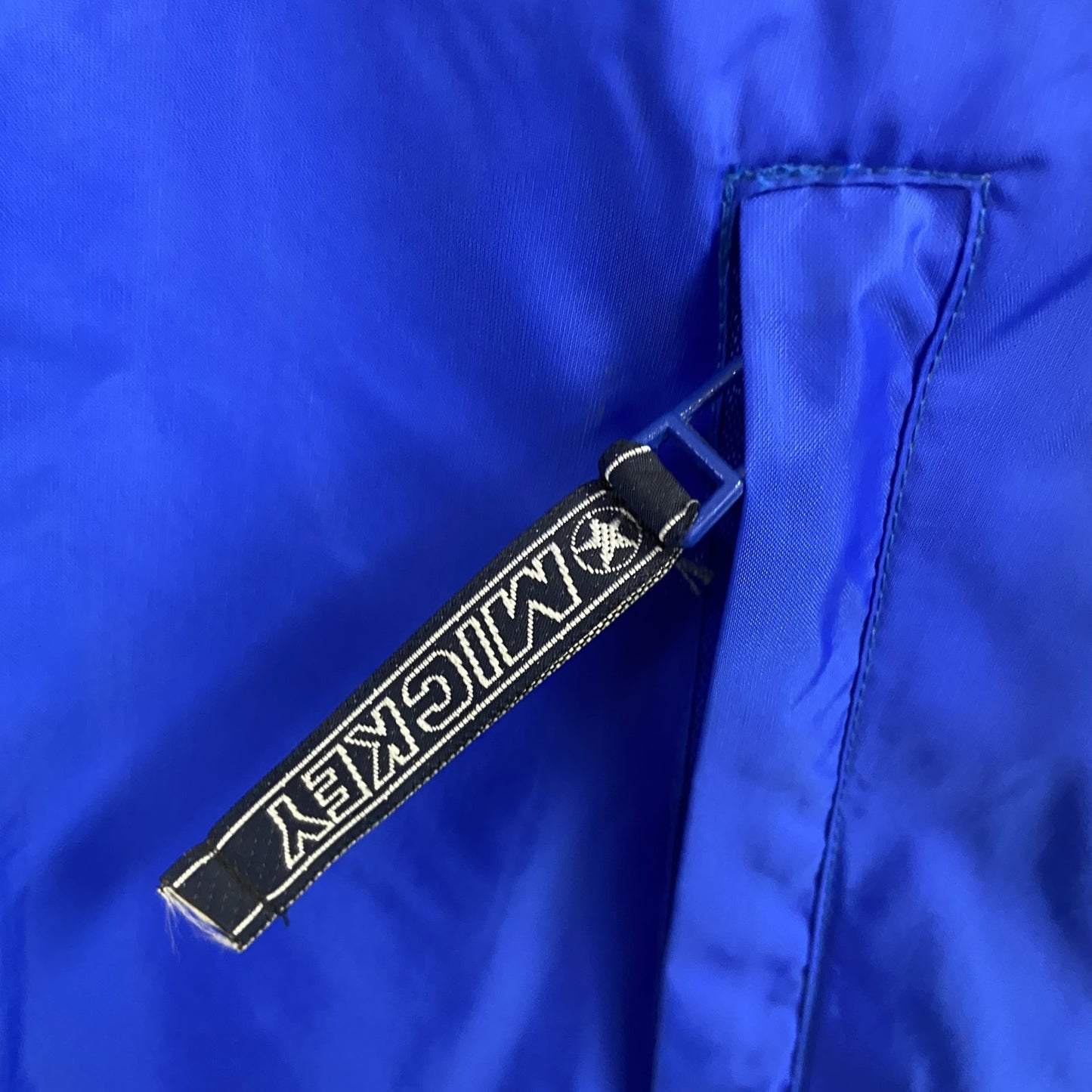 90s～　DISNEY　ディズニー　MICKEY&Co.　ミッキー&コー　ナイロンジャケット　青　ブルー