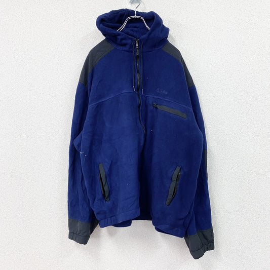 Cabela’ｓ　カベラス　フリースジャケット/ボアジャケット　フルジップ　青　2XLサイズ