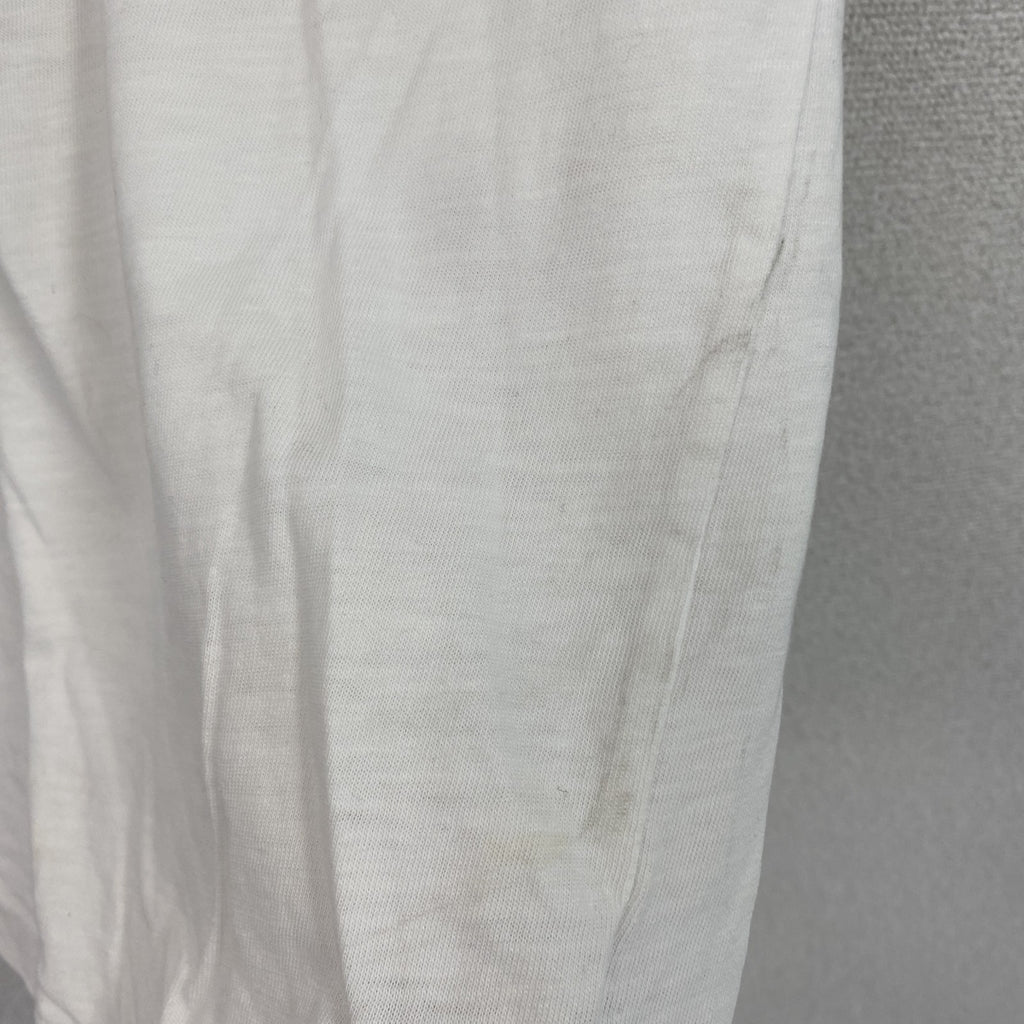 POLO RALPH LAUREN　ラルフローレン　半袖プリントTシャツ　星条旗　アーチプリント　白　ホワイト　Sサイズ　古着