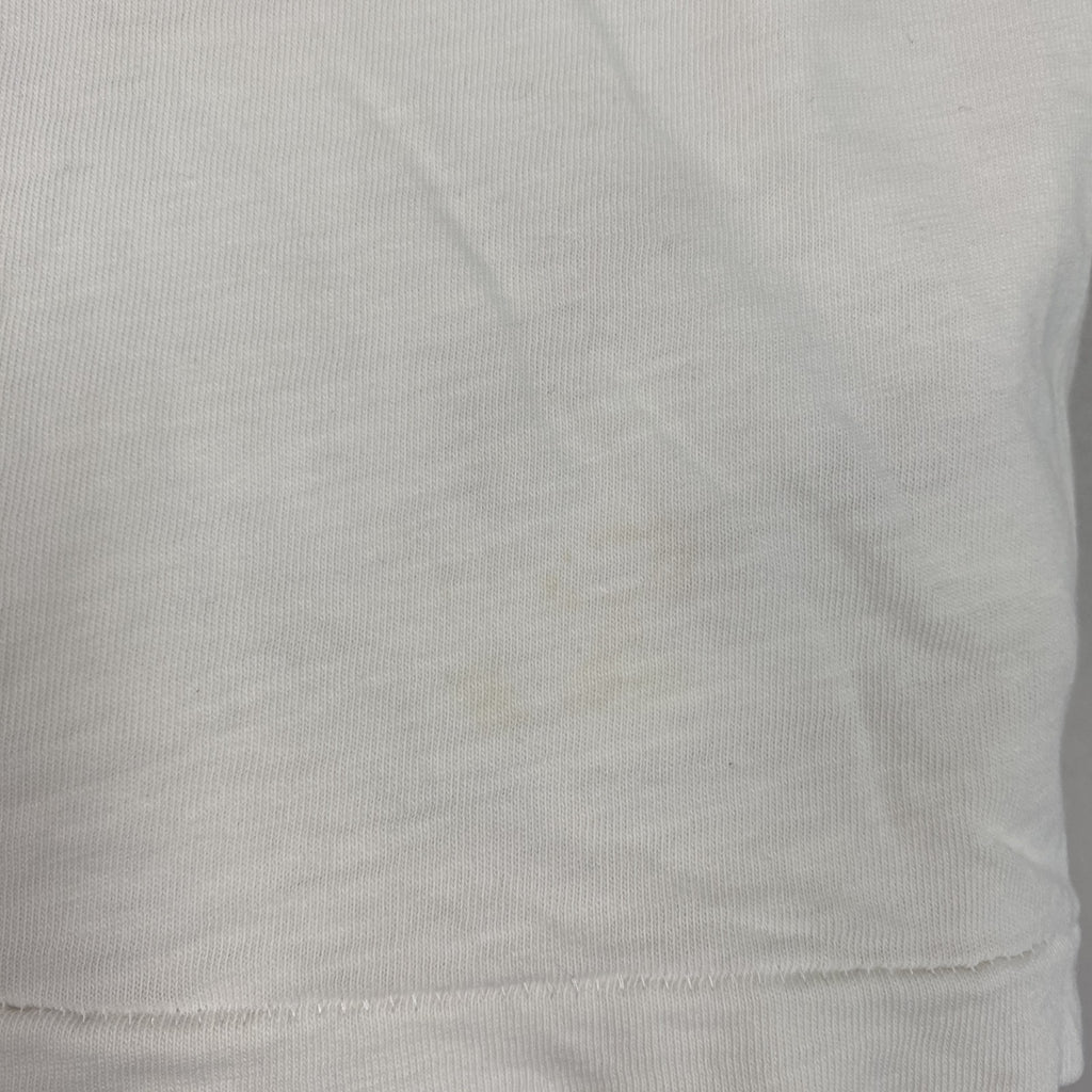 POLO RALPH LAUREN　ラルフローレン　半袖プリントTシャツ　星条旗　アーチプリント　白　ホワイト　Sサイズ　古着