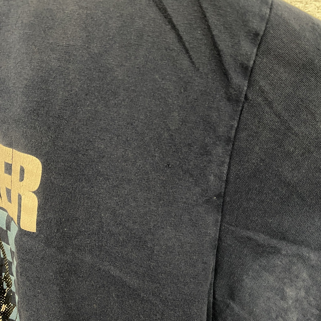 MURRAY WALKER　マレーウォーカー　半袖プリント人物Tシャツ　F1　モータースポーツ　紺　ネイビー　Mサイズ　古着