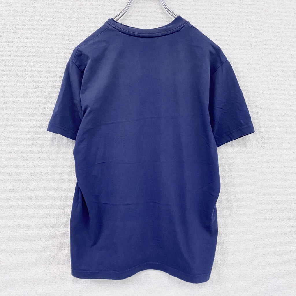 MURRAY WALKER　マレーウォーカー　半袖プリント人物Tシャツ　F1　モータースポーツ　紺　ネイビー　Mサイズ　古着