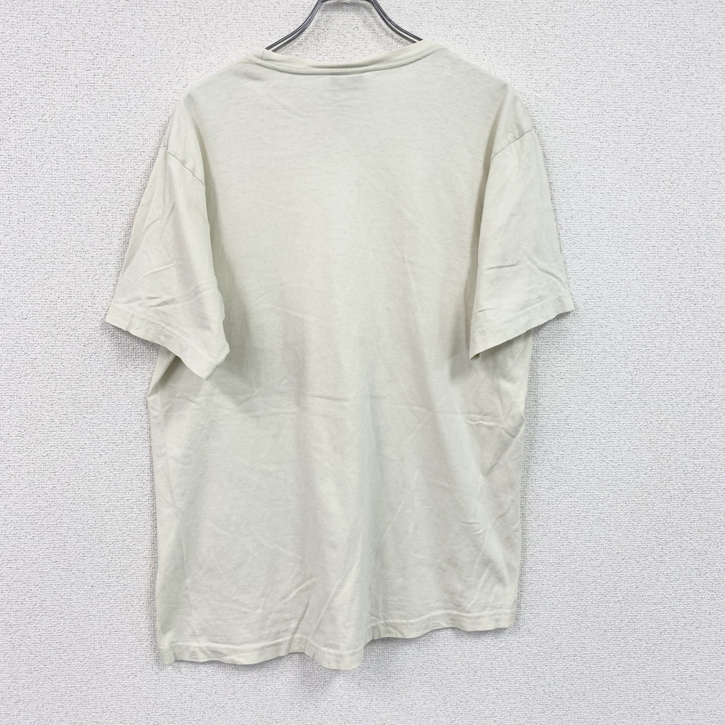 L.L.Bean　エルエルビーン　半袖プリントTシャツ　ワンポイント　アイボリー　Lサイズ　古着