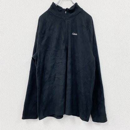 Cabela’ｓ　カベラス　フリースジャケット/ボアジャケット　フルジップ　黒　ブラック　Lサイズ