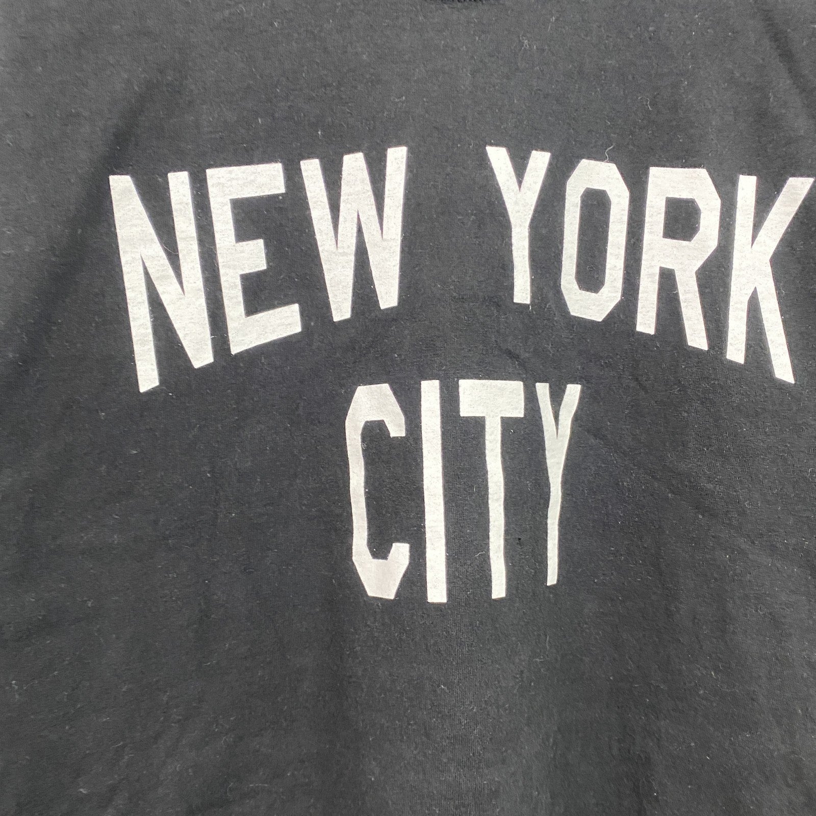 Champion　チャンピオン　半袖プリントTシャツ　アーチプリント　刺繍ロゴ　現行　黒　ブラック　Lサイズ　古着