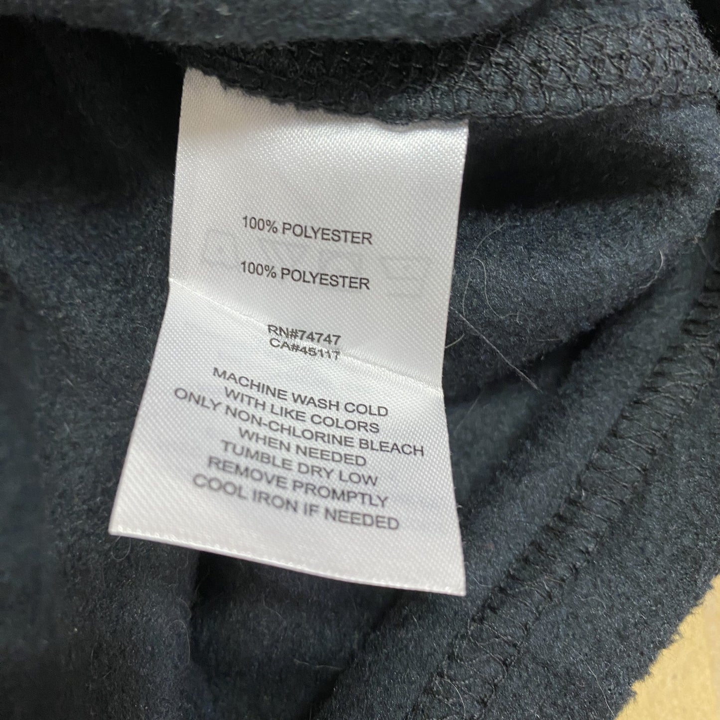 Cabela’ｓ　カベラス　フリースジャケット/ボアジャケット　フルジップ　黒　ブラック　Lサイズ