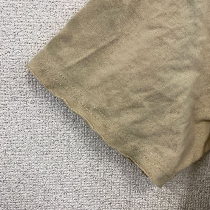 yd.　半袖プリントTシャツ　ブラックレター　ドラゴン　両面プリント　タイダイ柄　茶色　ブラウン　XLサイズ　古着