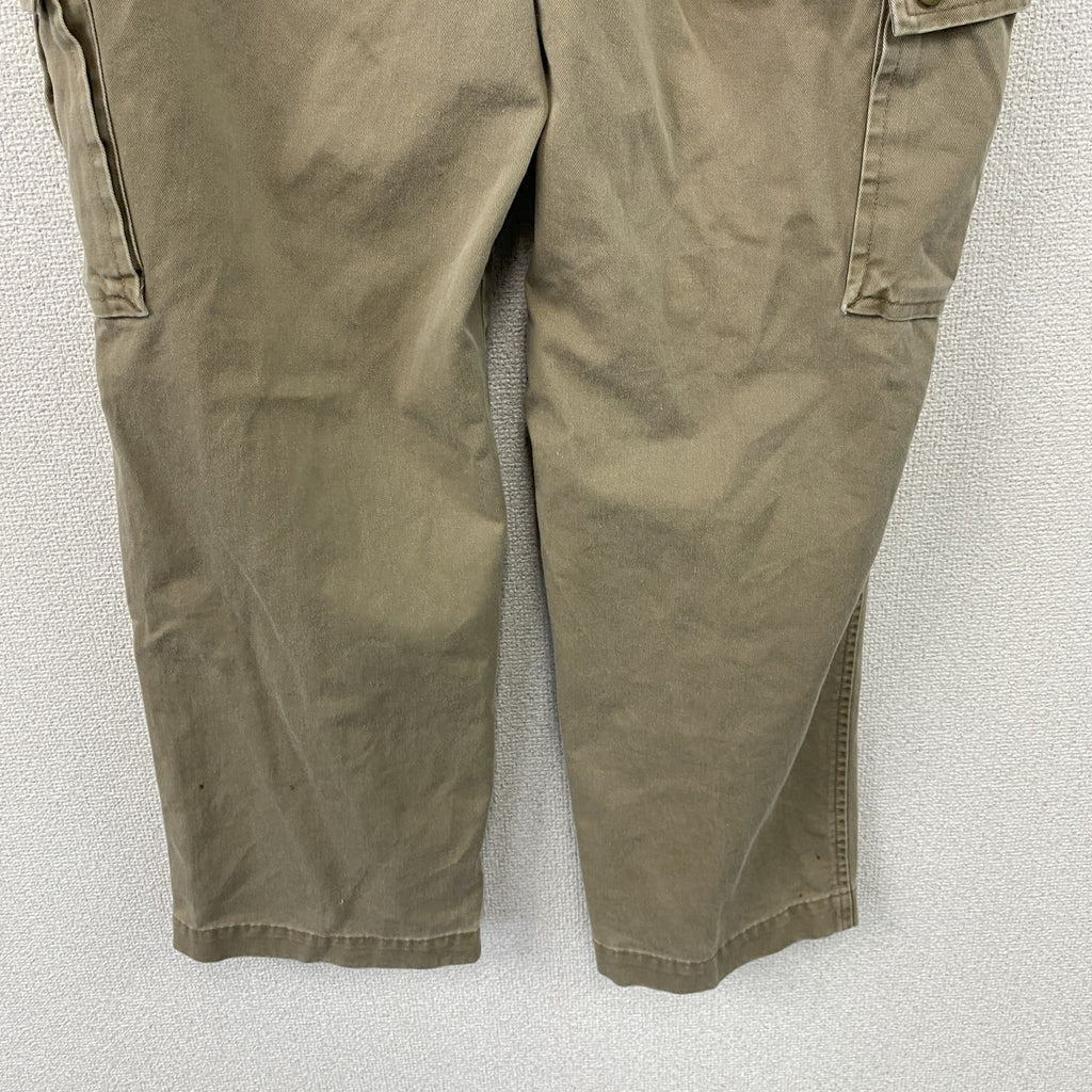 90s　TOMMY HILFIGER　トミーヒルフィガー　カーゴパンツ　ジップフライ　ヴィンテージ　ベージュ　W34サイズ　古着