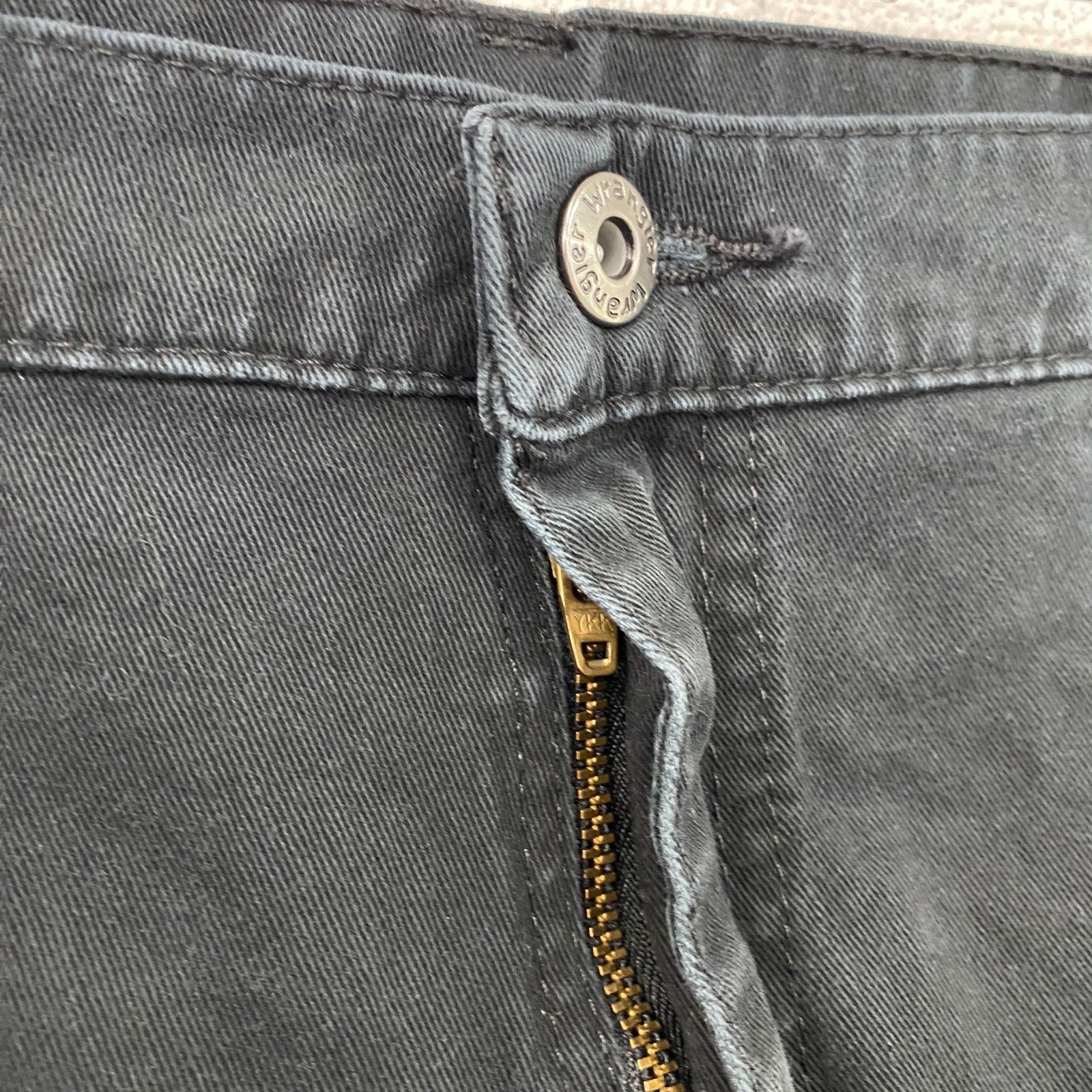 Wrangler　ラングラー　カーゴパンツ　ジップフライ　ワンポイント　黒　ブラック　W40サイズ　古着