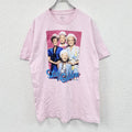 THE GOLDEN GIRLS　半袖プリントTシャツ　ピンク　Lサイズ　古着