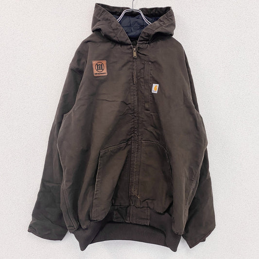carhartt　カーハート　アクティブジャケット　キルティングライナー　茶色　ブラウン　XLサイズ