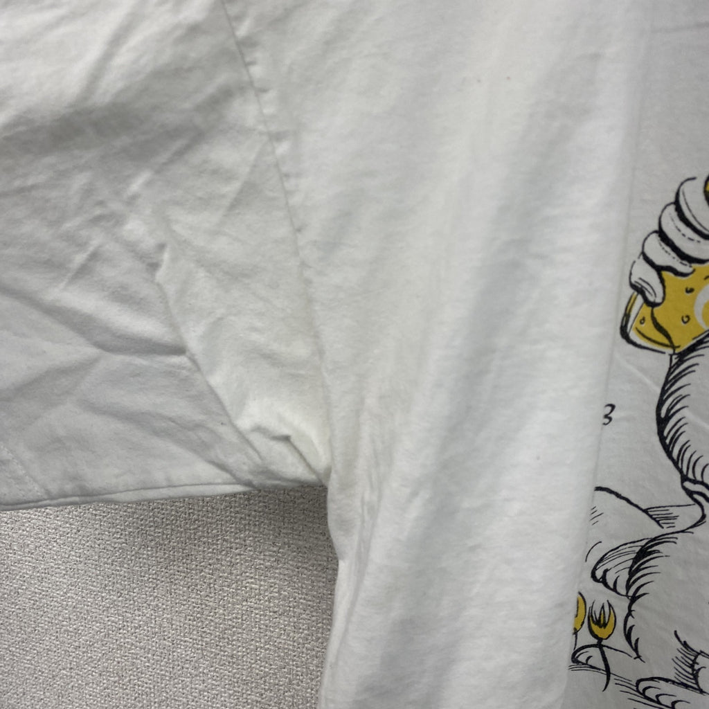 90s～　B&C　Villacher　フィラッハー　半袖Tシャツ　企業Ｔ　ヴィンテージ　白　ホワイト　XLサイズ　古着