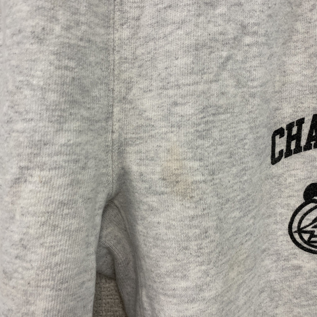 Champion　チャンピオン　リバースウィーブ　スウェットパンツ　アーチプリント　刺繍ロゴ　現行　霜降りグレー　Sサイズ　古着