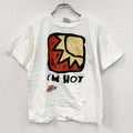 ～00s　AMERICAN　半袖プリントTシャツ　太陽　ヴィンテージ　白　ホワイト　Mサイズ　古着