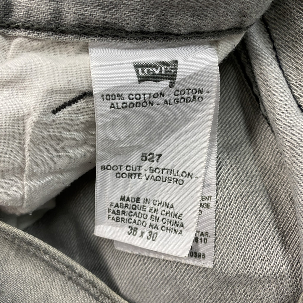 Levi's　リーバイス　527　デニム/ジーンズ　ジップフライ　グレー　W36サイズ　古着