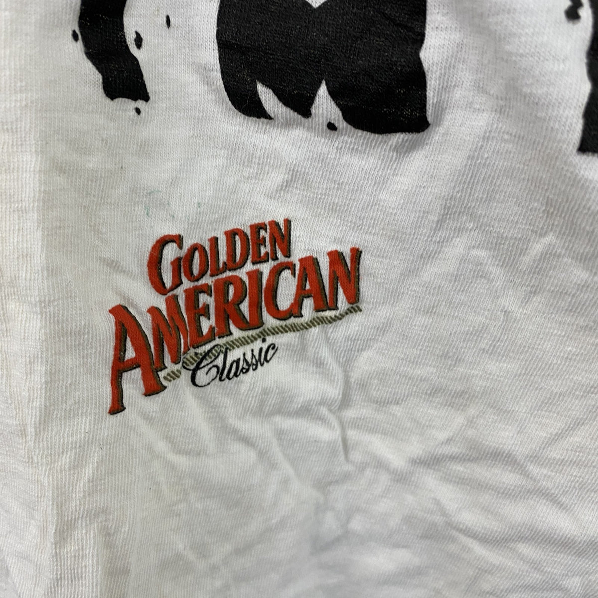 ～00s　AMERICAN　半袖プリントTシャツ　太陽　ヴィンテージ　白　ホワイト　Mサイズ　古着