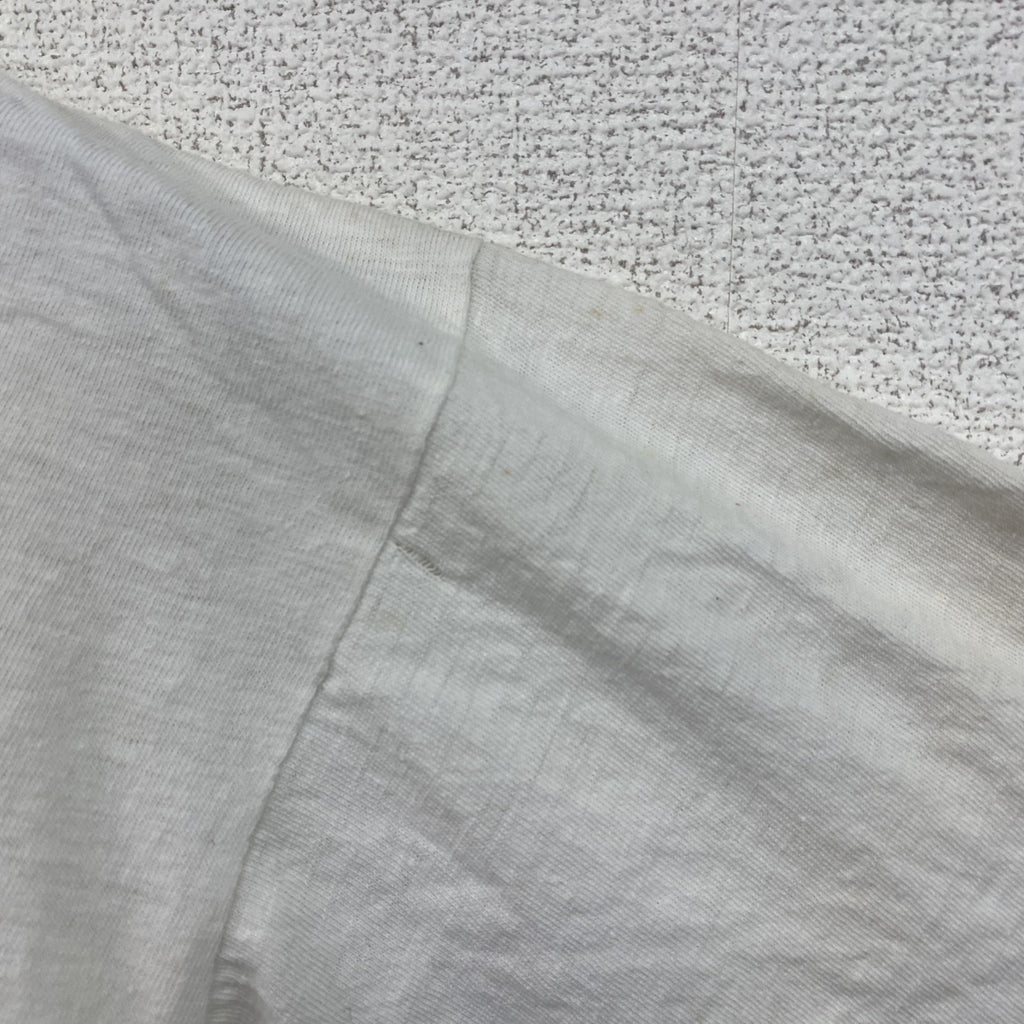 ～00s　AMERICAN　半袖プリントTシャツ　太陽　ヴィンテージ　白　ホワイト　Mサイズ　古着