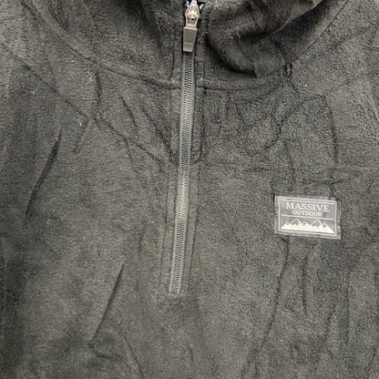 MASSIVE OUTDOOR　フリースパーカー　赤　レッド　2XLサイズ