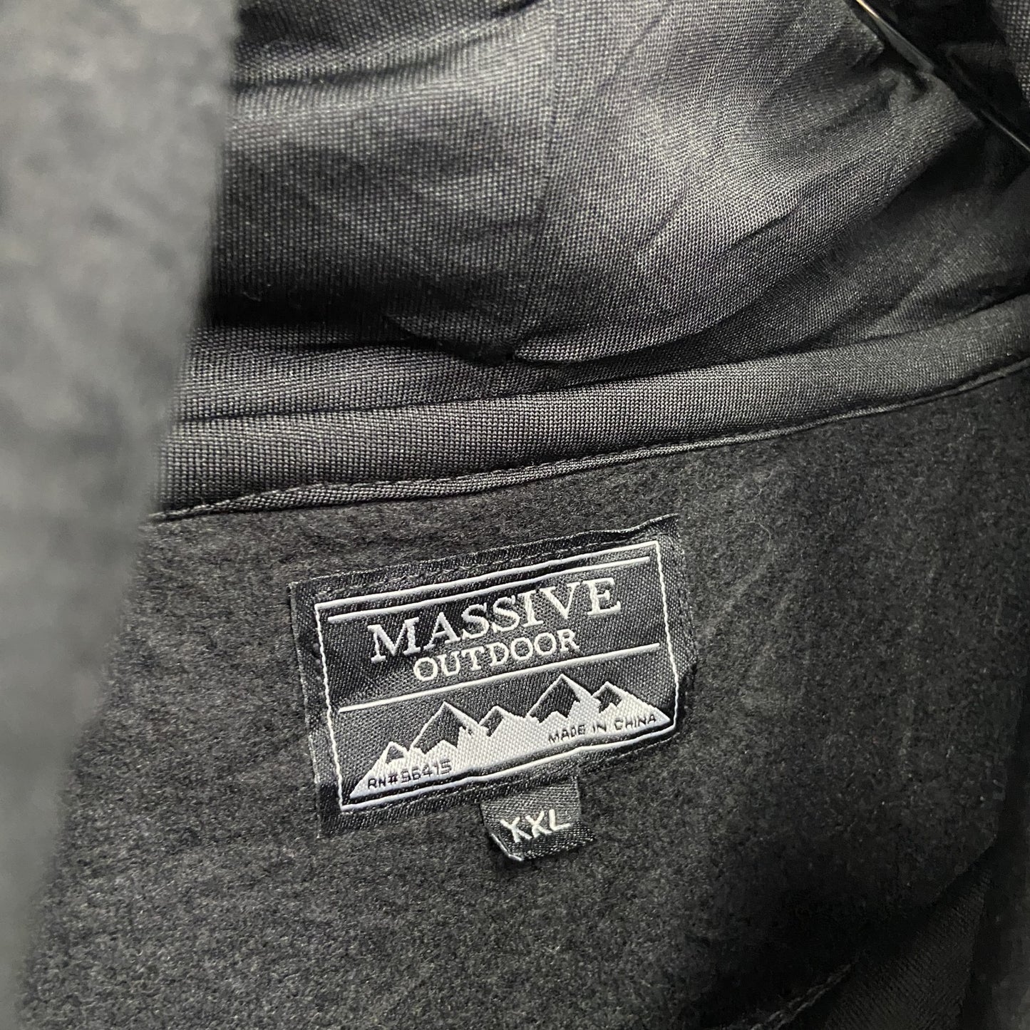 MASSIVE OUTDOOR　フリースパーカー　赤　レッド　2XLサイズ