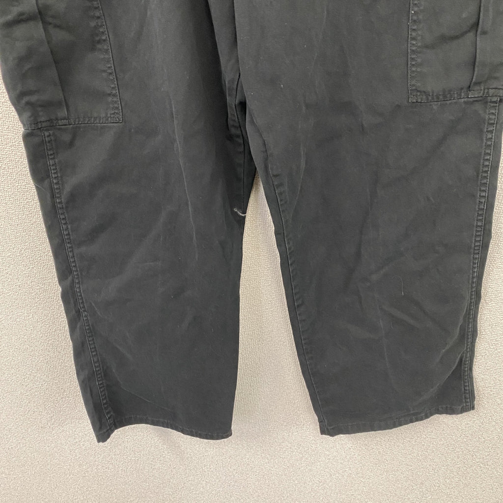Wrangler　ラングラー　カーゴパンツ　ジップフライ　ワンポイント　黒　ブラック　W40サイズ　古着