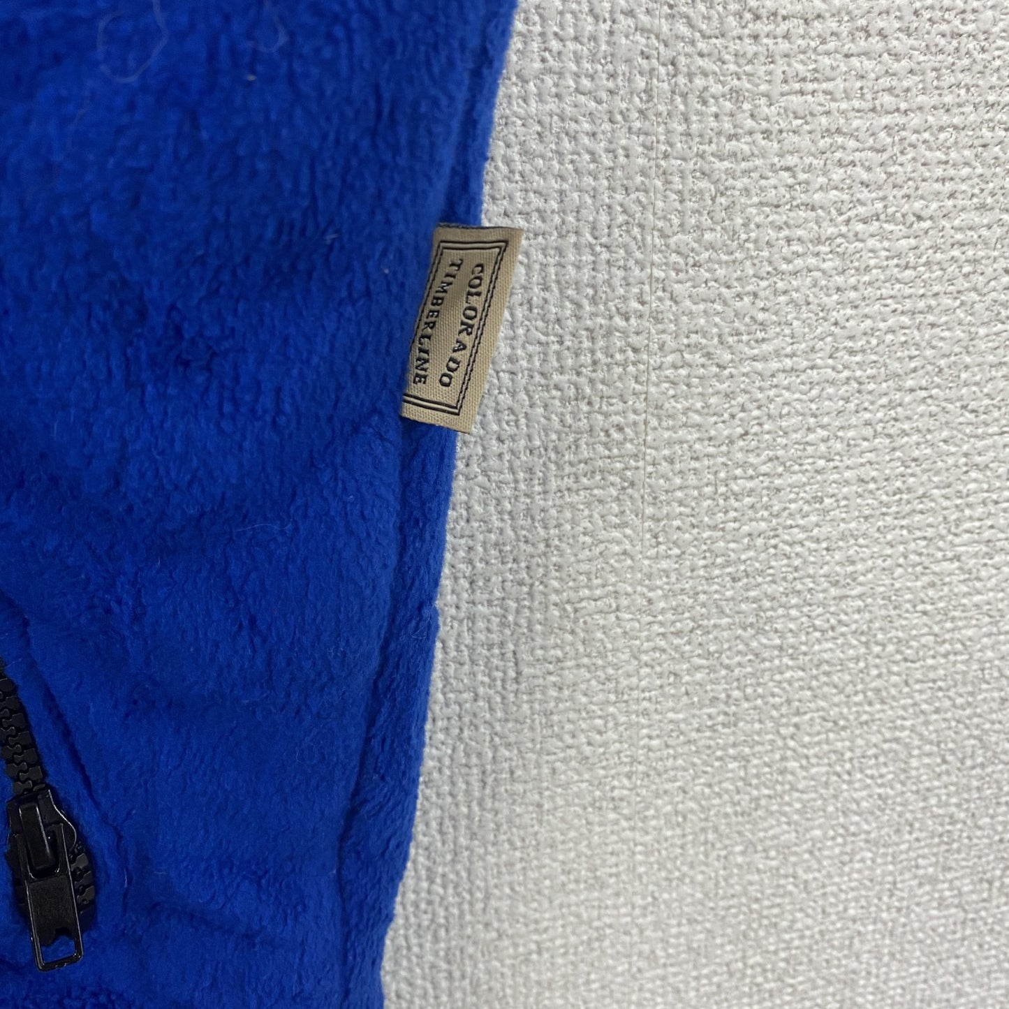 COLORADO TIMBERLINE　フリースベスト/ボアベスト　刺繡　青　XLサイズ