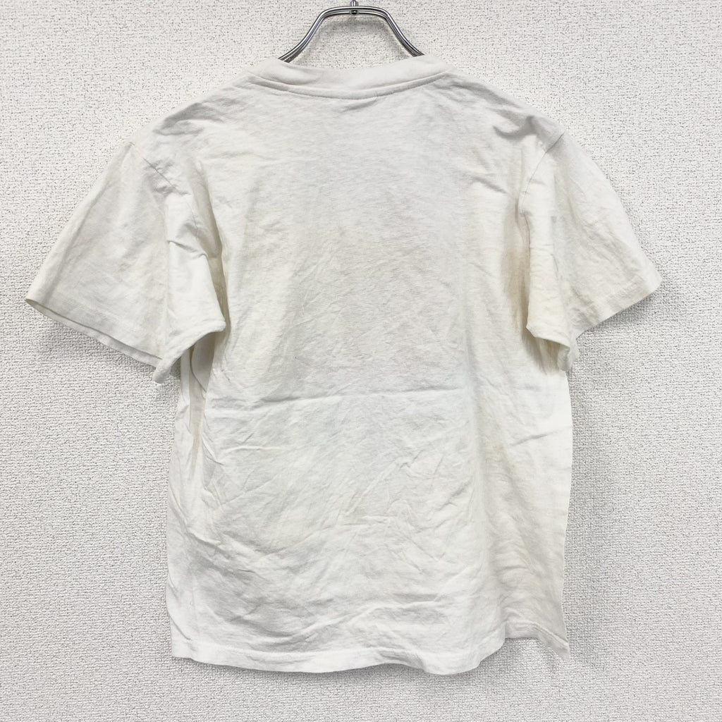 ～00s　AMERICAN　半袖プリントTシャツ　太陽　ヴィンテージ　白　ホワイト　Mサイズ　古着