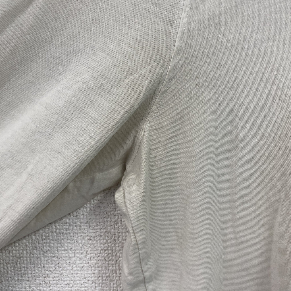 Abercrombie&Fitch　アバクロンビー&フィッッチ　長袖Tシャツ/ロンT　デカロゴ　白　ホワイト　XLサイズ　古着