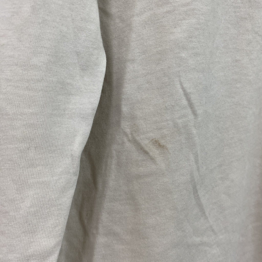 Abercrombie&Fitch　アバクロンビー&フィッッチ　長袖Tシャツ/ロンT　デカロゴ　白　ホワイト　XLサイズ　古着