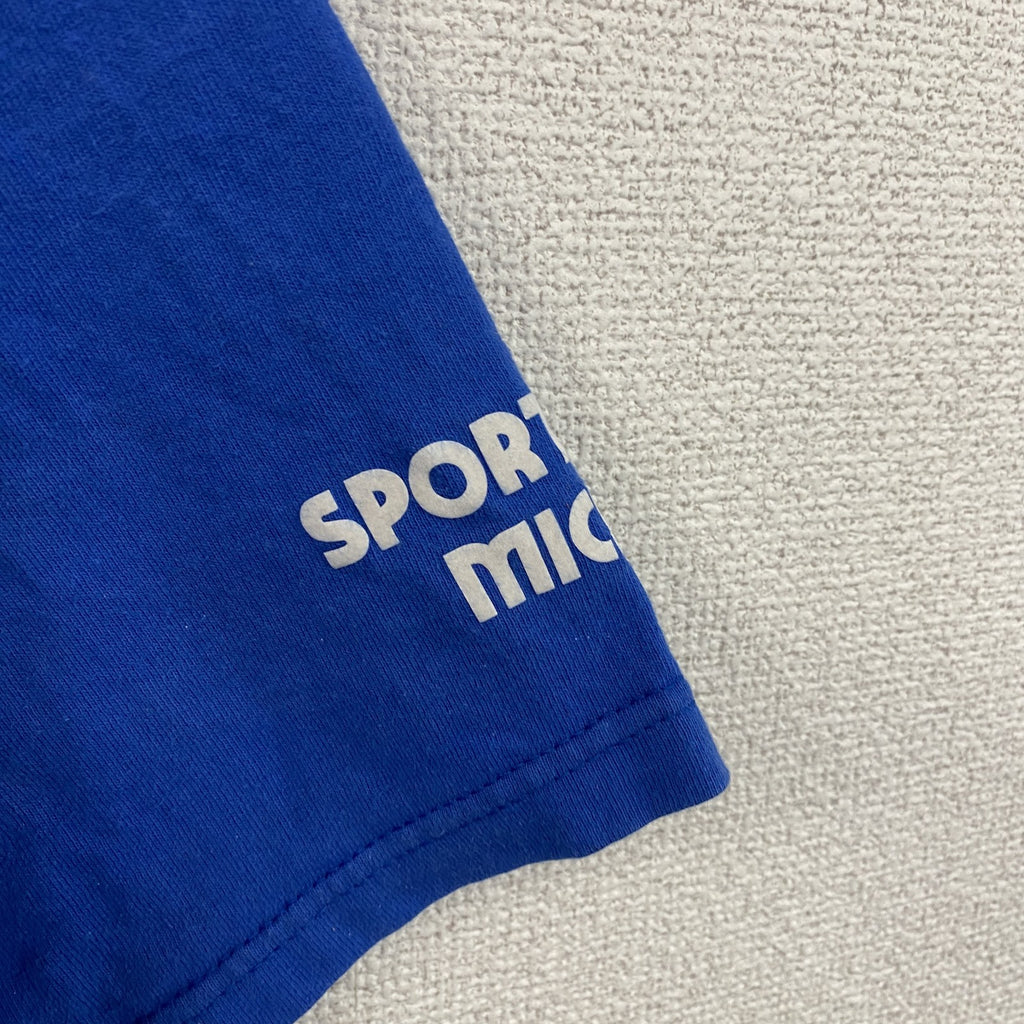 SCREEN STARS　半袖プリントTシャツ　青　ブルー　Lサイズ　古着