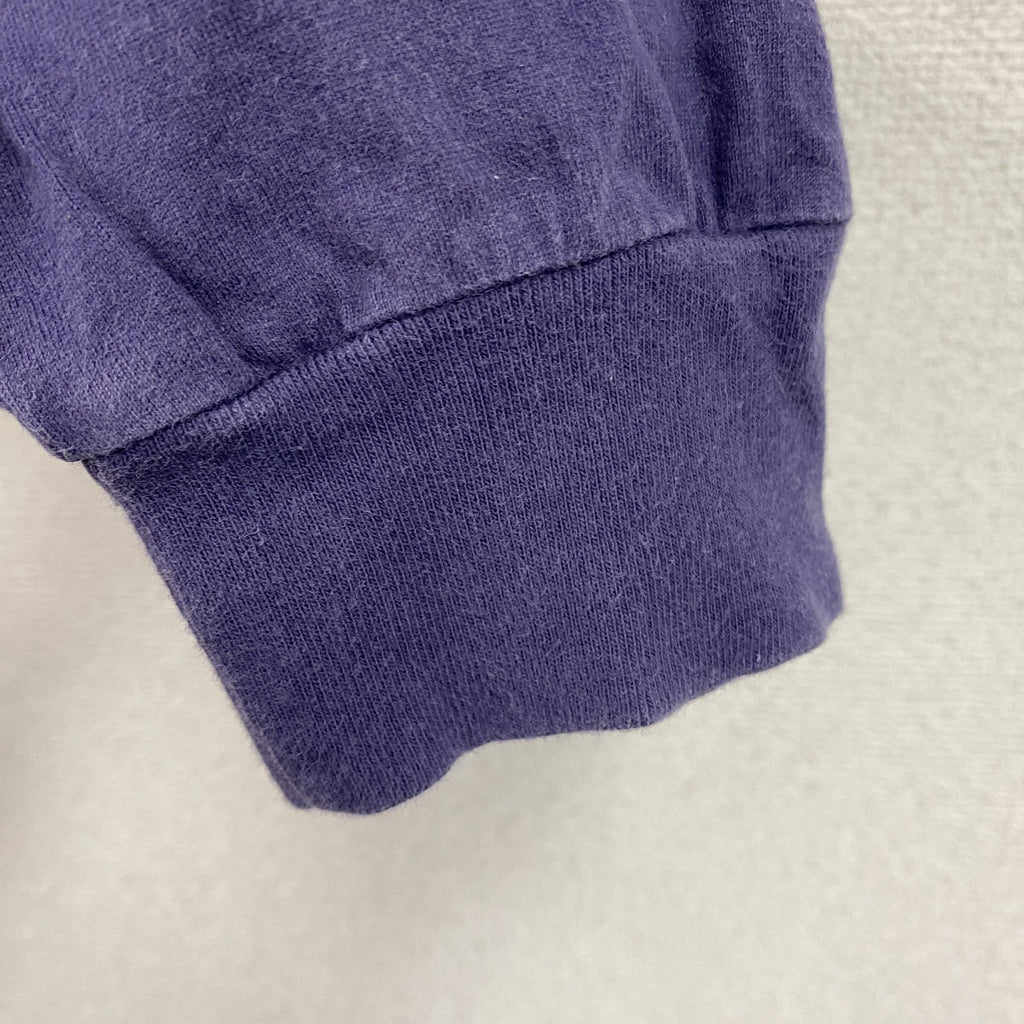 XLARGE　エクストララージ　長袖Tシャツ/ロンT　刺繍ロゴ　デカロゴ　両面プリント　紫　パープル　Mサイズ　古着