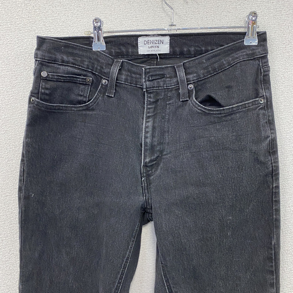Levi’s　リーバイス　DENIZEN　ブラックデニムパンツ/ジーンズ　ジップフライ　黒　ブラック　W32サイズ　古着