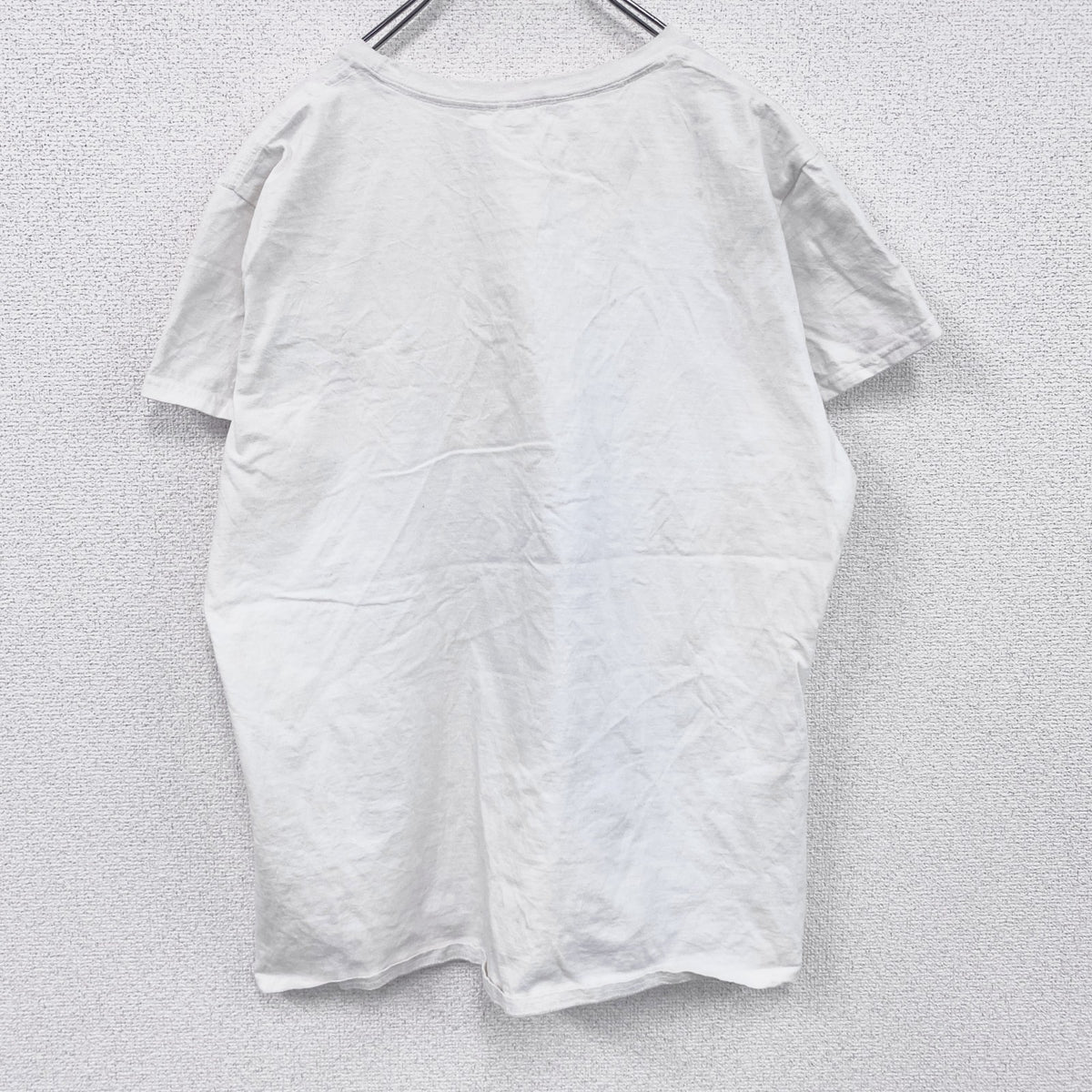 GILDAN　ギルダン　ジャーヴィスコッカー　半袖プリントTシャツ　バンドＴ　白　ホワイト　XLサイズ　古着