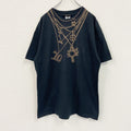 Anvil　puffy　パフィー　10周年　CRAZY VIRGIN　半袖プリントシンガーTシャツ　ツアーT　黒　ブラック　Lサイズ　古着