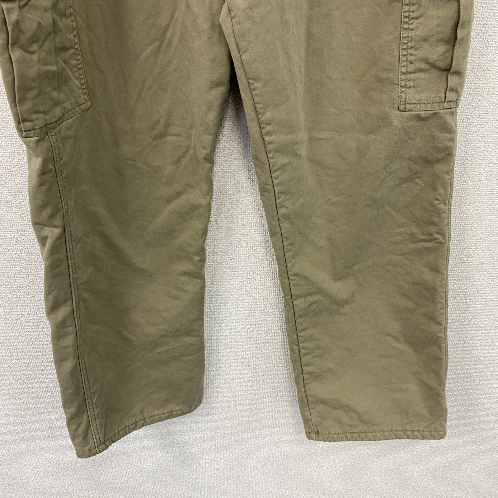 ～00s　Wrangler　ラングラー　カーゴパンツ　ジップフライ　フリースライナー　ヴィンテージ　ベージュ　W38サイズ　古着