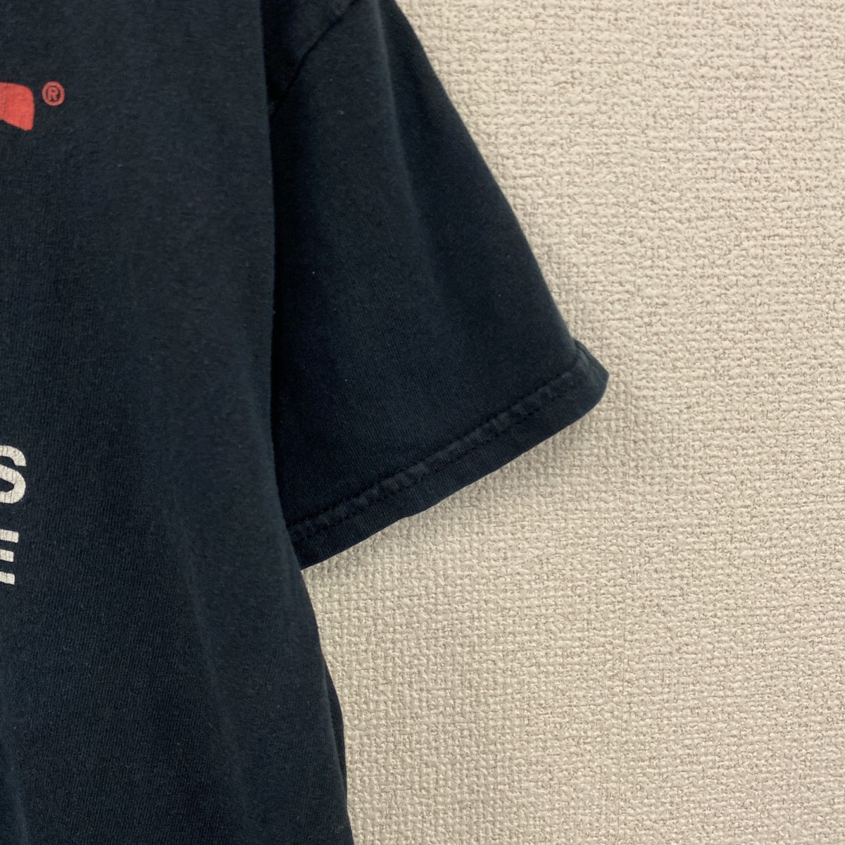 GILDAN　ギルダン　半袖プリントTシャツ　メッセージT　D.A.R.E.　_　ブラック　Mサイズ　古着
