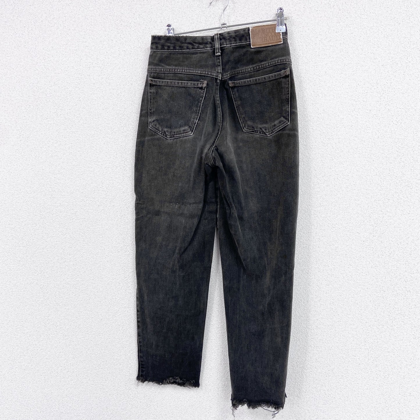 MARITHE&FRANCOIS GIRBAAUD　デニムパンツ/ジーンズ　黒　ブラック　5/6サイズ