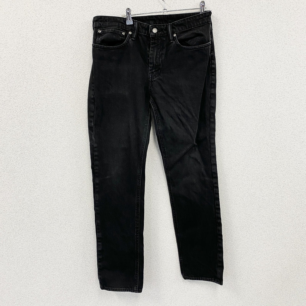 Levi’s　リーバイス　511　ブラックデニムパンツ/ジーンズ　ジップフライ　黒　ブラック　W34サイズ　古着