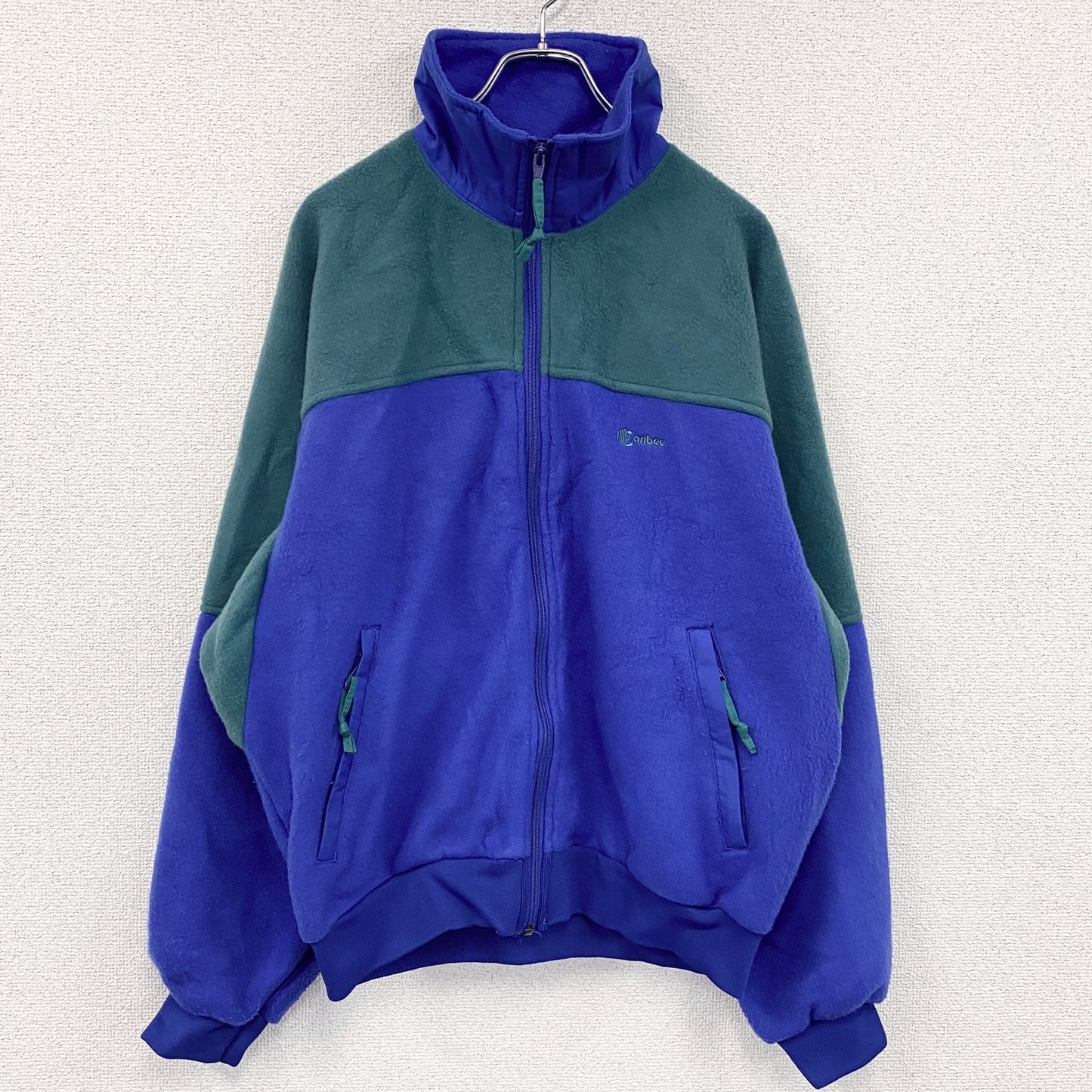 ～00s　Caribee　フルジップフリースジャケット　ヴィンテージ　青　ブルー　XLサイズ