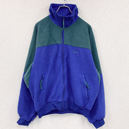 ～00s　Caribee　フルジップフリースジャケット　ヴィンテージ　青　ブルー　XLサイズ