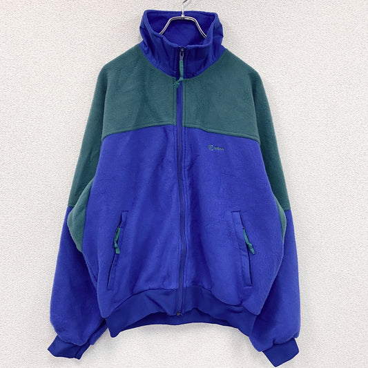 ～00s　Caribee　フルジップフリースジャケット　ヴィンテージ　青　ブルー　XLサイズ