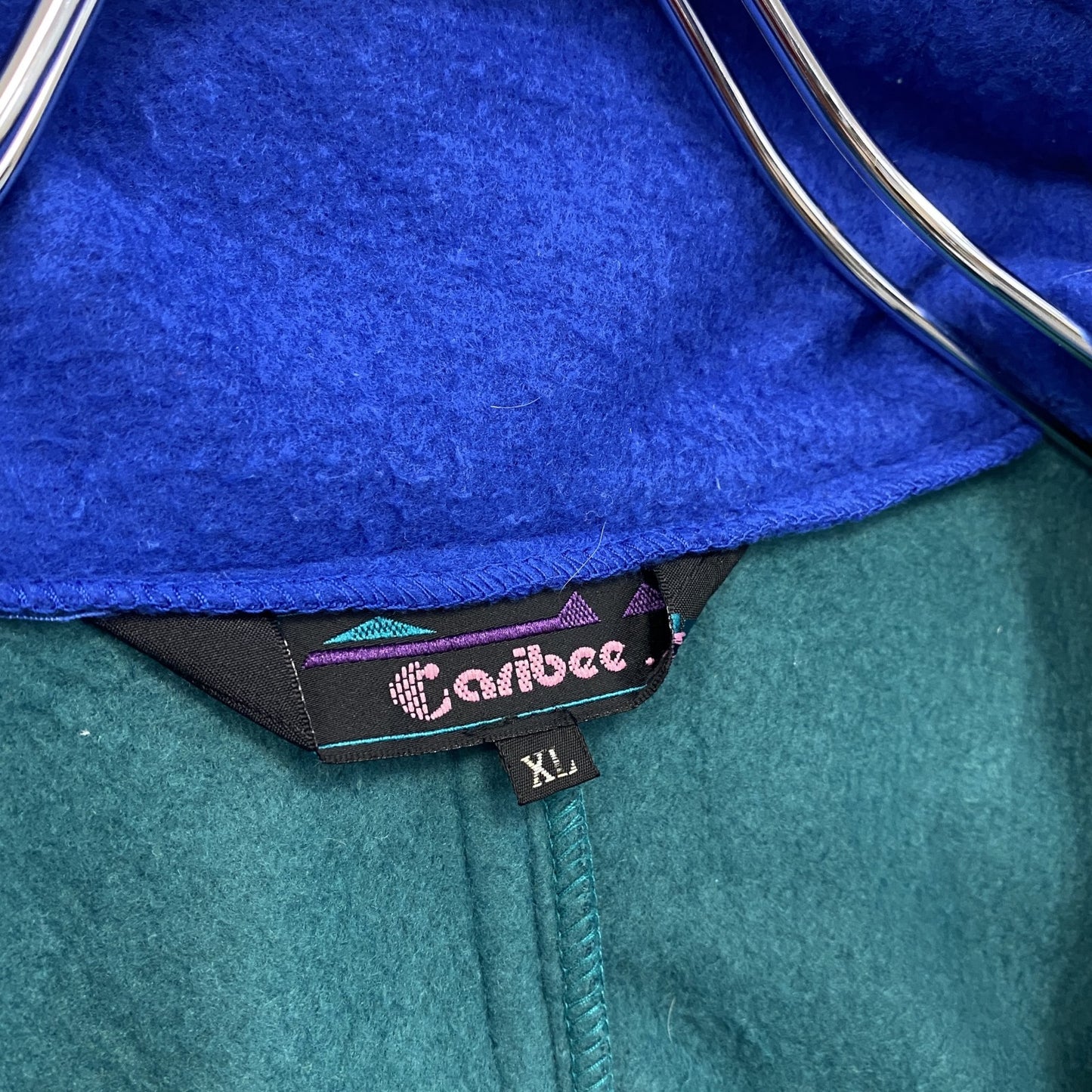 ～00s　Caribee　フルジップフリースジャケット　ヴィンテージ　青　ブルー　XLサイズ