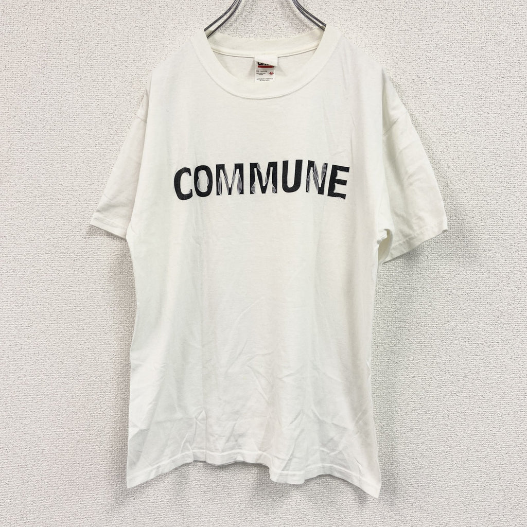 Anvil　YUKI　ユキ　半袖ミュージックシンガープリントTシャツ　ツアーT　白　ホワイト　Mサイズ カットソー メンズ コットン 古着
