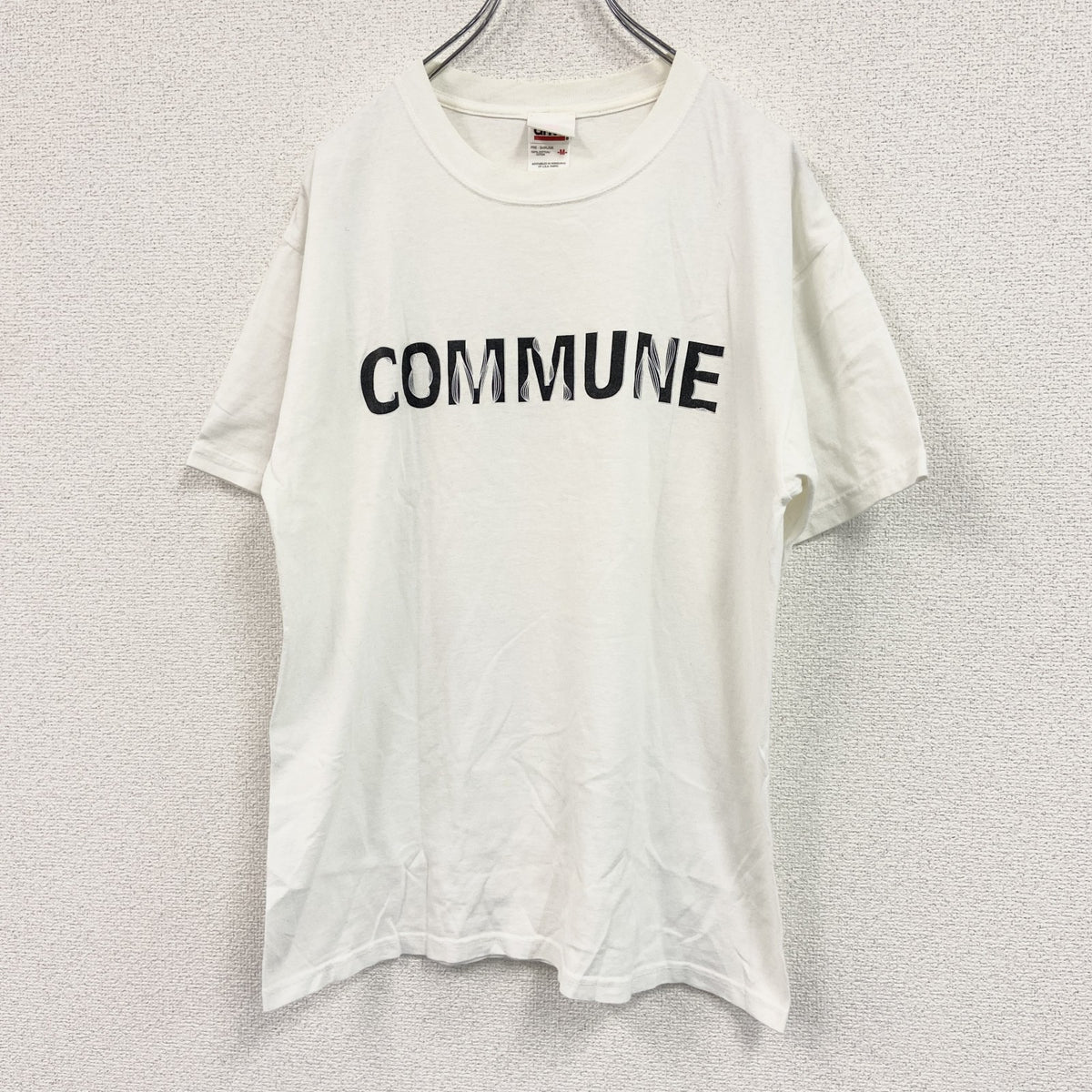 Anvil　YUKI　ユキ　半袖ミュージックシンガープリントTシャツ　ツアーT　白　ホワイト　Mサイズ カットソー メンズ コットン 古着