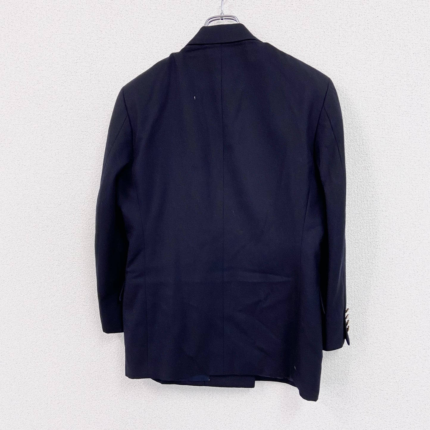 NEW YORKER　テーラードジャケット/コーデュロイジャケット　ピークドラペル　紺　ネイビー