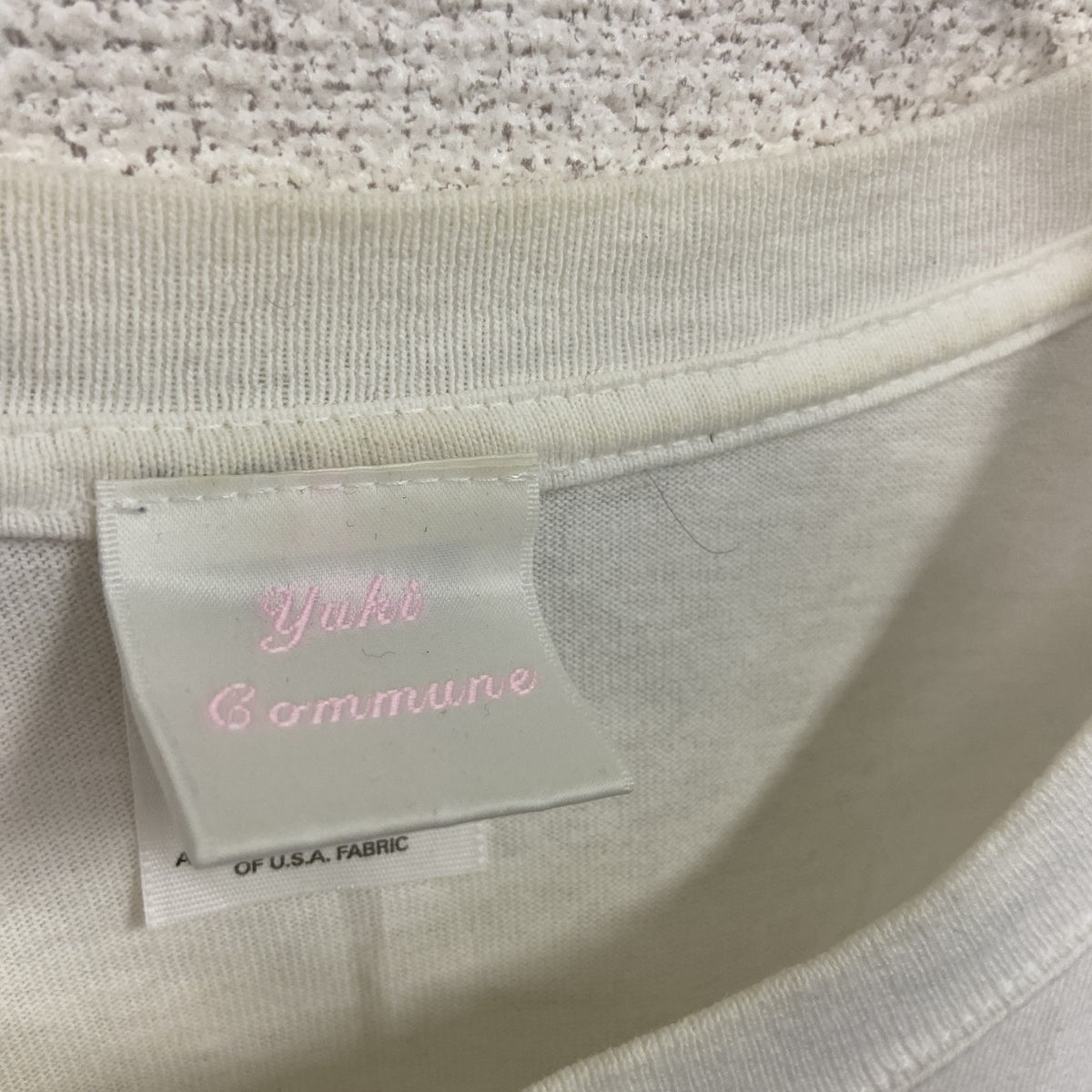 Anvil　YUKI　ユキ　半袖ミュージックシンガープリントTシャツ　ツアーT　白　ホワイト　Mサイズ カットソー メンズ コットン 古着