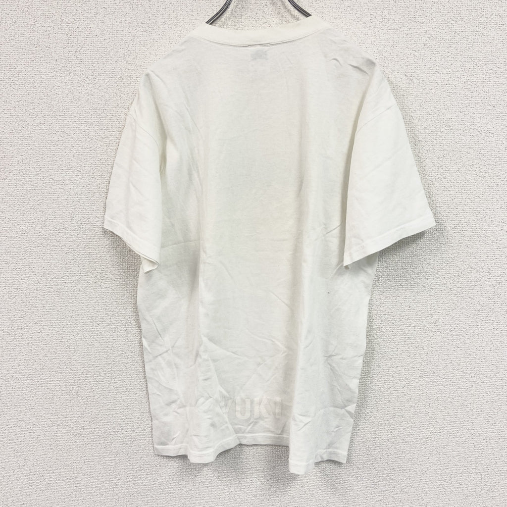 Anvil　YUKI　ユキ　半袖ミュージックシンガープリントTシャツ　ツアーT　白　ホワイト　Mサイズ カットソー メンズ コットン 古着